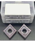Heavy Duty Indexable Carbide Lathe Tool Insert For Steel And Stainless Turning Jobs With High Hardness And Wear Resistance For Machining Pros, 2 inserts in packaging.