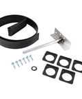 Tough As Nails RV Slide Out Floor Protector Plate with all necessary hardware, includes metal mounts, screws, and flexible guard.
