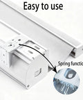 4 Pack Heavy Duty Zebra Shades Mounting Brackets Kit For 1-1/2 Inch Headrails durable metal and plastic close-up