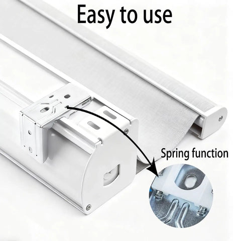 4 Pack Heavy Duty Zebra Shades Mounting Brackets Kit For 1-1/2 Inch Headrails durable metal and plastic close-up