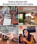 Steps to set up No Hub Smart Light Bulb For Google Home Control, WiFi LED A19 Bulb With 800 Lumens And 60W Equivalence