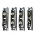 Top Shelf Plastic Steel Door And Window Pulleys Sporting Double Grooved Wheels With Reinforced Bearings mounted on a surface.