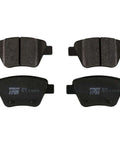 Front view of Disc Brake Pad Set TRH1456 OE Quality Replacement For Volkswagen Jetta Passat Beetle GTI Golf Eos