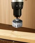 Heavy Duty Scroll Chuck For Wood Lathe And CNC Machines With Three Jaw Self Centering System Pro Grade Beefy Construction For Stable Grip And Precise, Smooth Woodworking And Drilling on wood board