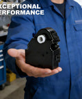 Technician holding HVAC Blend Door Actuator For Chevy GMC Buick Silverado Sierra 1994-2014 Driver And Passenger Side Dual Zone