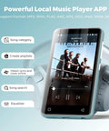 160GB Bluetooth WiFi MP3 Player For Kids With 4.0 Inch Touch Screen Android Music Player And Speaker No Phone Needed