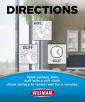Illustration showing directions for use of Electronic Disinfecting Wipes For Laptops Computers TVs And All Screen Surfaces No Residue