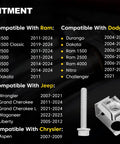 High Octane Exhaust Manifold Flange Bolts And Nuts 03442 Hardware Kit fitment chart for Dodge Ram, Jeep, Chrysler.