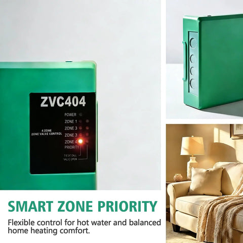Upgraded 4 Zone Valve Control Board For Hydronic Heating Systems ZVC404-4 Replacement Module Built Tough With Superb Heat Management And Zero Fuss Smooth Operation Every Single Time