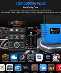 Bluetooth OBD2 Scanner For Cars, Easy Plug In Check Engine Light Reader With Live Data And Performance Tests display