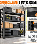 Heavy Duty Garage Shelving Unit Built From Tough Industrial Steel With A Rock Solid 4000 Pound Capacity That Absolutely Nails Storing Bulky Gear And Workshop Equipment.