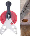Granite Drill Guide With Suction Base For Precise Hole Drilling And Smooth Surfaces, Pro Grade Alloy And PP Construction