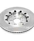 Front Vented Brake Rotor For Late Model Cars And Trucks - Heavy-Duty Castings, Solid Metallurgy, And Multi-Vane Design