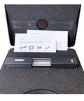 Multi Surface High Precision Ruler Type Spirit Level For Dead On Leveling and Job Site Setup Featuring Solid Steel Build in case.