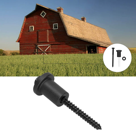 Heavy Duty Carbon Steel Barn Door Spacer Kit With Wall Mount Brackets Screws And Gasket Set For Secure Flush Installation shown