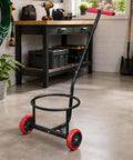 Beefy Heavy Duty Hand Truck And Bucket Cart With Metal Frame And Padded Handle For Easy Rolling And Stable Support At Home And In The Workshop Carbon Steel Trolley Two Wheel Mobility in workshop