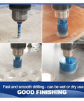 11 Pc Diamond Core Hole Saw Set 6 To 65mm For Tile Marble And Granite Drilling With Balanced Rotation Compact Kit Professional Grade Tools, drilling tile and stone