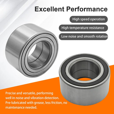 Two Pack Front Wheel Bearing With ABS For Ford C-Max Escape And Focus 2012 2018 Replaces 510110 And 1668557 metal bearings