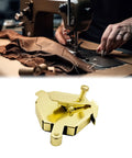 Seam Gauge Presser Foot For Sewing Machines Universal Replacement Spare Part Golden Multifunctional Sewing Accessory For Home Use And Retro Foot Pedal Machines Easy Alignment For Precise Seams And Pro Level Finish, gold iron