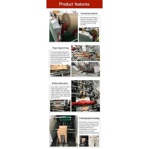 Automatic Paper Tote Bag Making Machine For Shopping Bags Top Notch Pro Grade Tote Forming Equipment mechanism and features