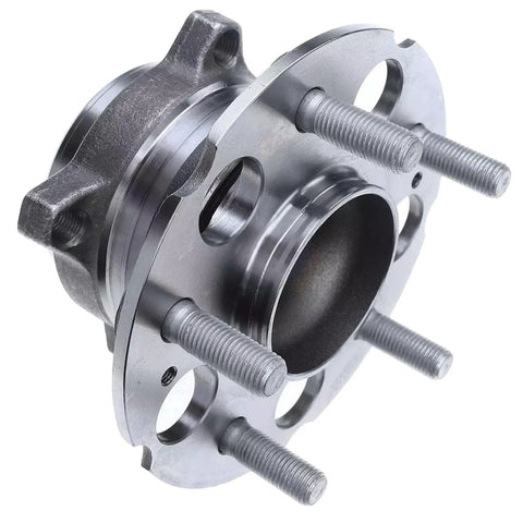 Beefed Up Rear Wheel Bearing Hubs Assembly Pair For Acura RDX 2013 To 2018 FWD And Honda CRV 2012 To 2016, 5 Bolt Lugs, 4 Bolt Rectangular Flange