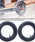 Inner Tube Replacement For No 9 Electric Scooter With Inflation Straight Mouth Durable Butyl Rubber Lightweight Design