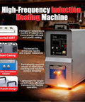 Heavy Duty 15Kw Induction Heater Furnace With Smooth Water Cooling And Smart Overload Protection For Kickin Heat On Metal Melting Welding And Fast Quenching Projects, showcasing high-frequency induction heating machine features.