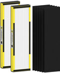 Image of Two Pack True HEPA Replacement Filter B For Air Purifiers Includes 2 True HEPA Filters And 6 Activated Carbon PreFilters