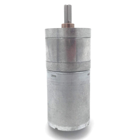 24V DC Gear Motor With 4mm Shaft Micro Metal Gear Drive For Robotics And Small Machines 130 RPM At 24V Dope Torque 370 DC Gear Motor