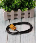 3 Pack TL W5MC1 5mm Inductive Proximity Sensor 3 Wire NPN DC 6-36V Detection Switch on wooden surface near plant