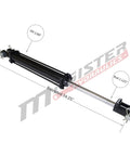 Double Acting Tie-Rod Hydraulic Cylinder for Agriculture 2500 PSI, 2.5 Inch Bore, 12 Inch Stroke, 1.125 Inch Rod, 3/8 Inch NPT Ports, 2.88 Inch Outer Diameter, Agriculture Standard and Heavy Duty Lift with 2.88" OD and 1.125" rod