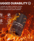 Beefed-Up 1-5/16 Inch Impact Socket For 1 Inch Drive, 6 Point, CR-MO Axle Nut Socket, Heavy Duty ANSI Certified