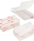 Heavy Duty Interlocking Reclosable Fastener Tape 1in by 2in Set of 10, High Temp 93C, Strong Adhesion SJ3560 Style Mounting Tape close-up