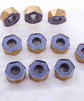 Pro Grade H1200 HXCU 0606 HPR IC830 AlTiN and TiN coated carbide inserts set 10 pieces NS0288BL5 for precision milling