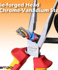 VDE 1000V Insulated Tools Set 42Pcs pliers cutting wire, chrome-vanadium steel, IEC 60900 certified for EV maintenance
