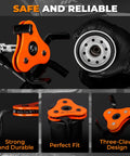 Universal 3 Jaw Oil Filter Wrench Set With Gear Driven Heat Treated Steel Jaws For High Torque Removal Of Stubborn Filters, adjustable 3-jaw wrench gripping oil filter