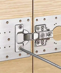 Soft Close Cabinet Door Hinge Repair Kit With Hydraulic Dampers for Silent Self Closing and No Slam Cabinets installation on wood door