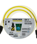Water Suction Hose With Filter For Electric Pressure Washers, Easy Fit Debris Filtering, packaged coil with connectors