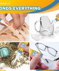 All Purpose Cyanoacrylate Glue Quick Dry Instant Bond 24 Pack 3g Tubes gluing wood, glass, jewelry, glasses