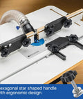 Twenty Piece T Track Knob Kit For Woodworking Jigs And Fixtures Includes Star Knobs T Bolts And Steel Washers on router table