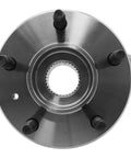 Front wheel hub bearing assembly single unit for left or right (driver or passenger side) OE-fit replacement, top view
