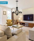 Living room with chandelier featuring seeded lipless glass lamp shade cylindrical light cover with standard fitter opening