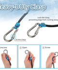 Backyard Dog Zipline Kit With 100 Ft Run Line And Trolley, No Fuss Setup Outdoor Pet Cable Run Clasp Instructions