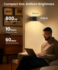 4 Pack Motion Sensor Wall Lamps With Remote, Three Color Modes, Wireless LED Indoor Up And Down Wall Sconce in living room
