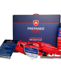 Ultimate Home Fire Safety Kit With Fiberglass Fire Blanket Pack, Mini Fire Extinguisher, Fire Spray, and emergency supplies