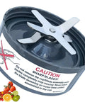 Replacement Blender Blade Kit For 600W And Pro 900W High Speed Blenders Durable Stainless Steel Upgrade with safety label