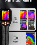 Pro Grade Dual Camera Thermal Imaging System With Visual Light 120x90 IR Resolution And 240x240 Ultra Resolution 25 Hz Thermal Camera