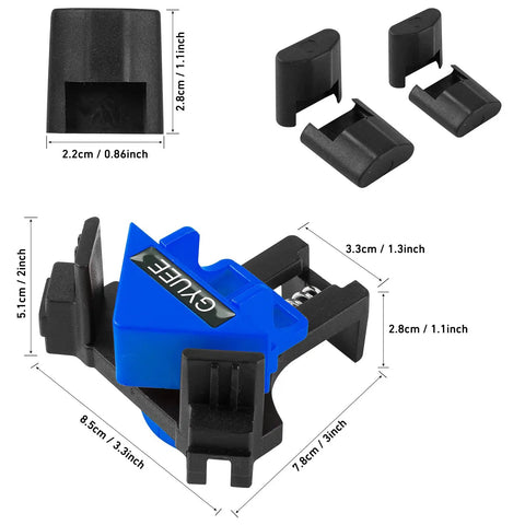 90 Degree Angle Clamps Set Of 4 For Woodworking Right Angle Corner Clips And Adjustable Shelf Fixers Quick Align Clamp Tools
