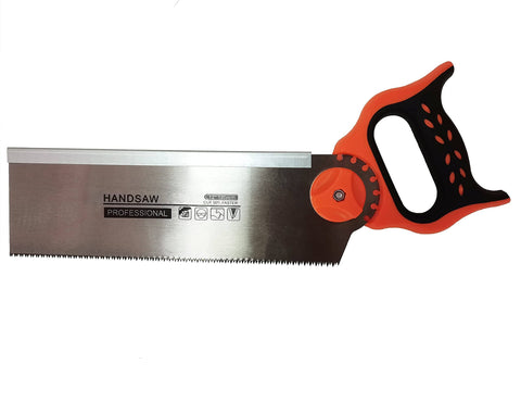 12 Inch Miter Box Kit With Saw Included For No Nonsense Precise Cuts At 90 45 22.5 And 0 Degrees, Reinforced Steel Back Saw