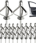 Aluminum Pop Rivets Set With Assorted Universal Steel Mandrels for Auto Marine Construction Home Appliances And More
